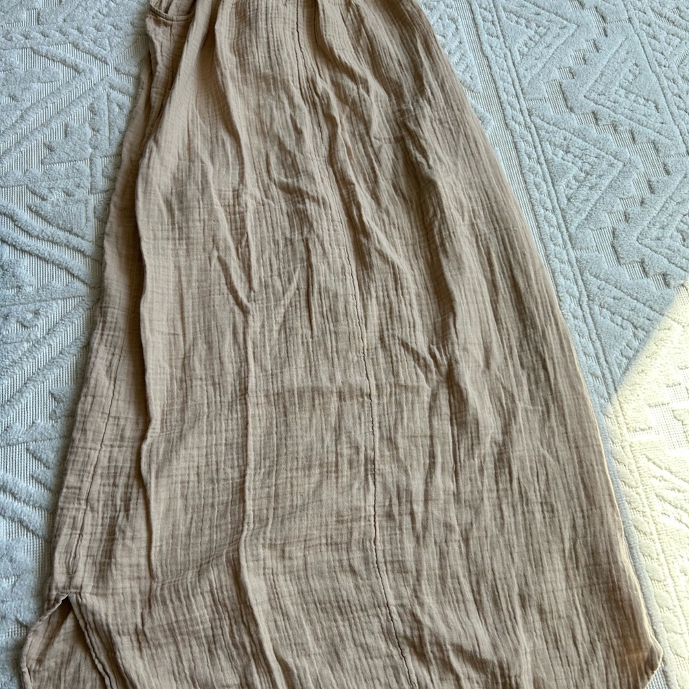 Flowy Tan Women's Dress